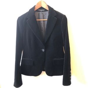 Theory Black Velvet Blazer